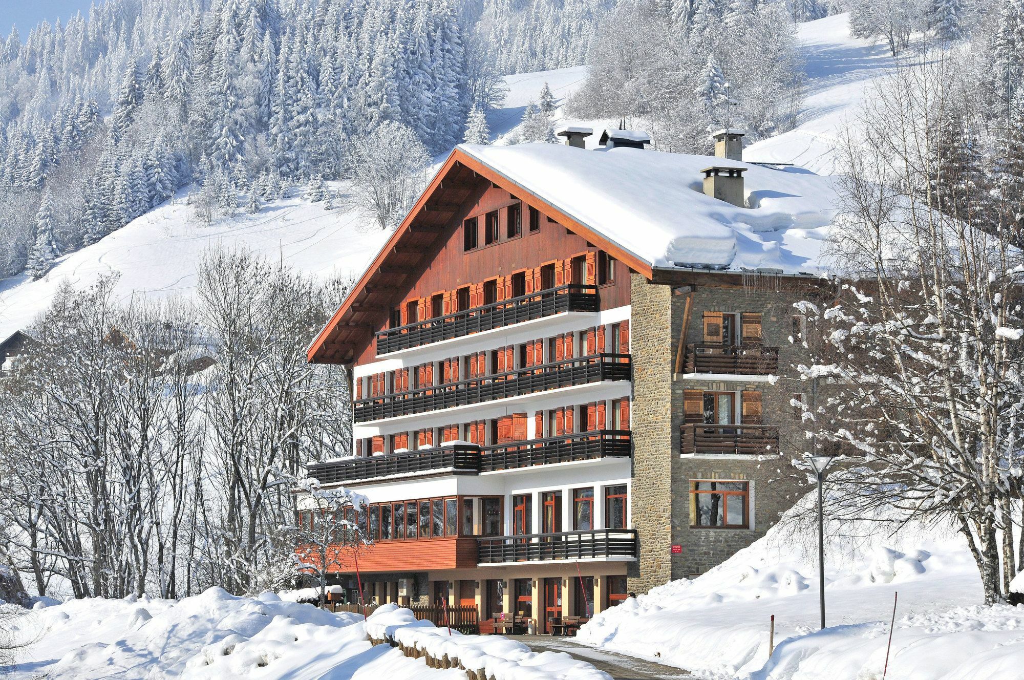 Hotel Vacances Bleues Les Chalets Du Prariand Megeve Ngoại thất bức ảnh